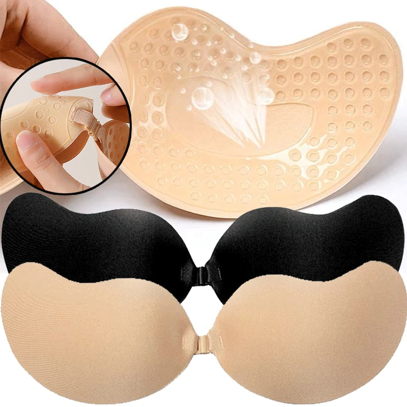 Plunge Bra Push Up - Protetores de Mamilo Adesivos Reutilizáveis para