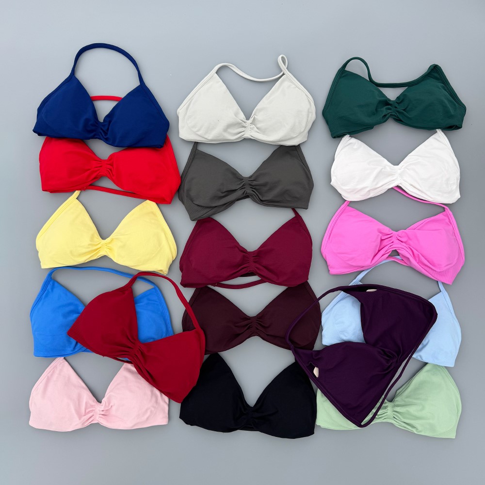 Top de Ginástica Feminino com  - Plunge Bra Push Up avaliação e preço