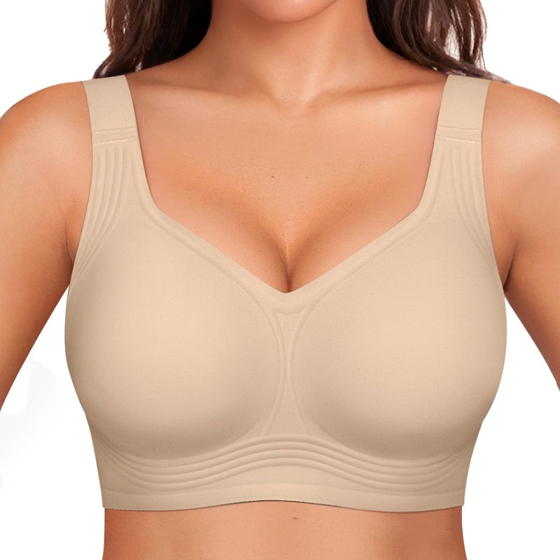 Sutiã Jelly Sem Fio Plus Size  - Plunge Bra Push Up avaliação e preço